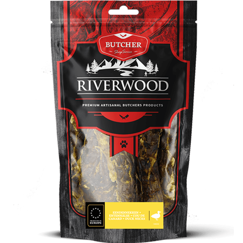 Meðlæti – Riverwood andaháls þurrkaður 200g
