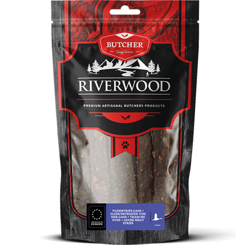 Meðlæti – Riverwood Meatstrips gæs 150g