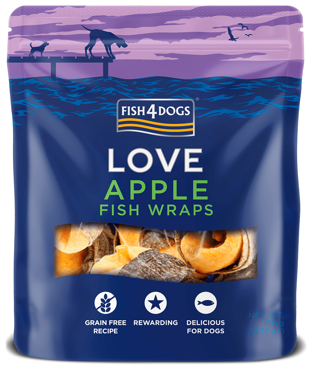 Meðlæti – Fish4Dogs Love fiskpakkar með epli