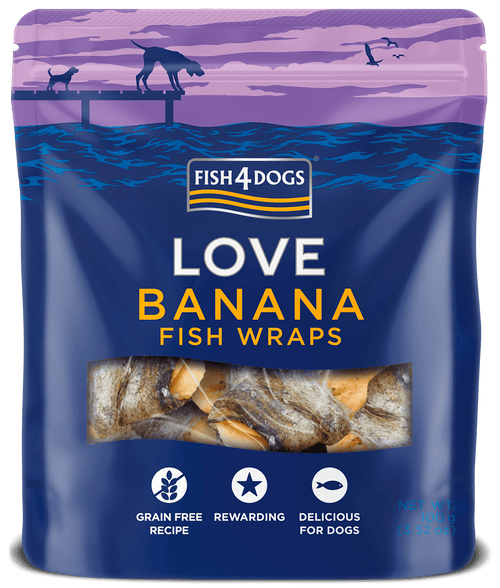 Fish4Dogs Love Banana Fish Wraps
