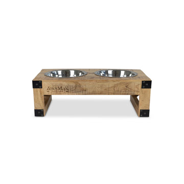 Wooden Feeder – náttúrulegur fóðurbakki úr tré fyrir hunda