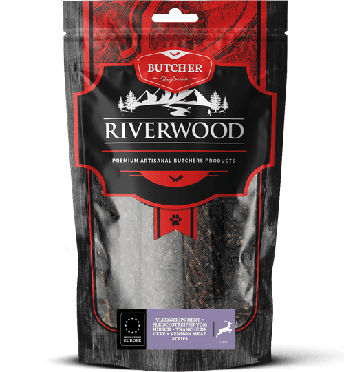 Riverwood Meatstrips Deer 150 gram
