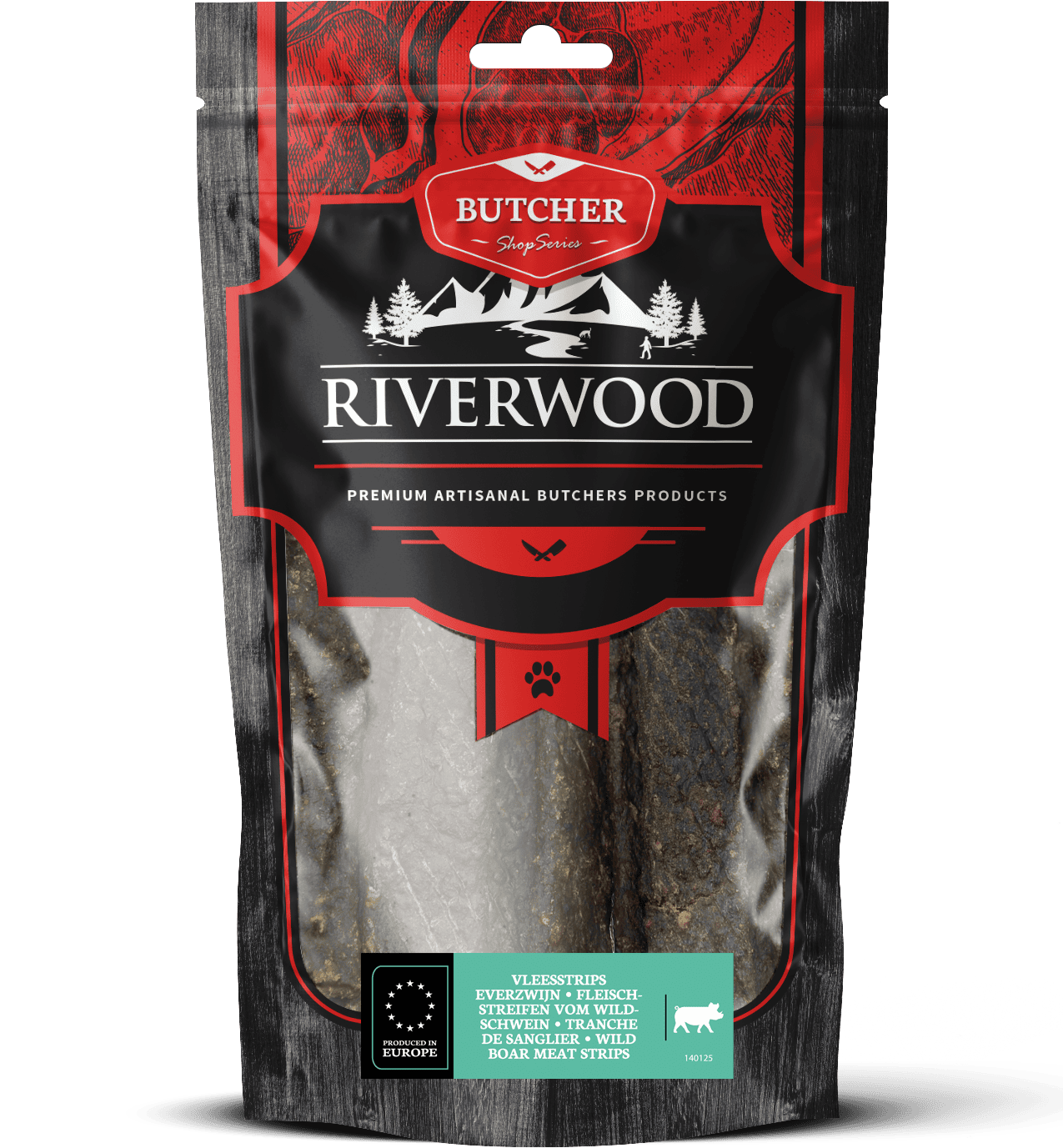 Meðlæti – Riverwood Meatstrips villisvín 150g