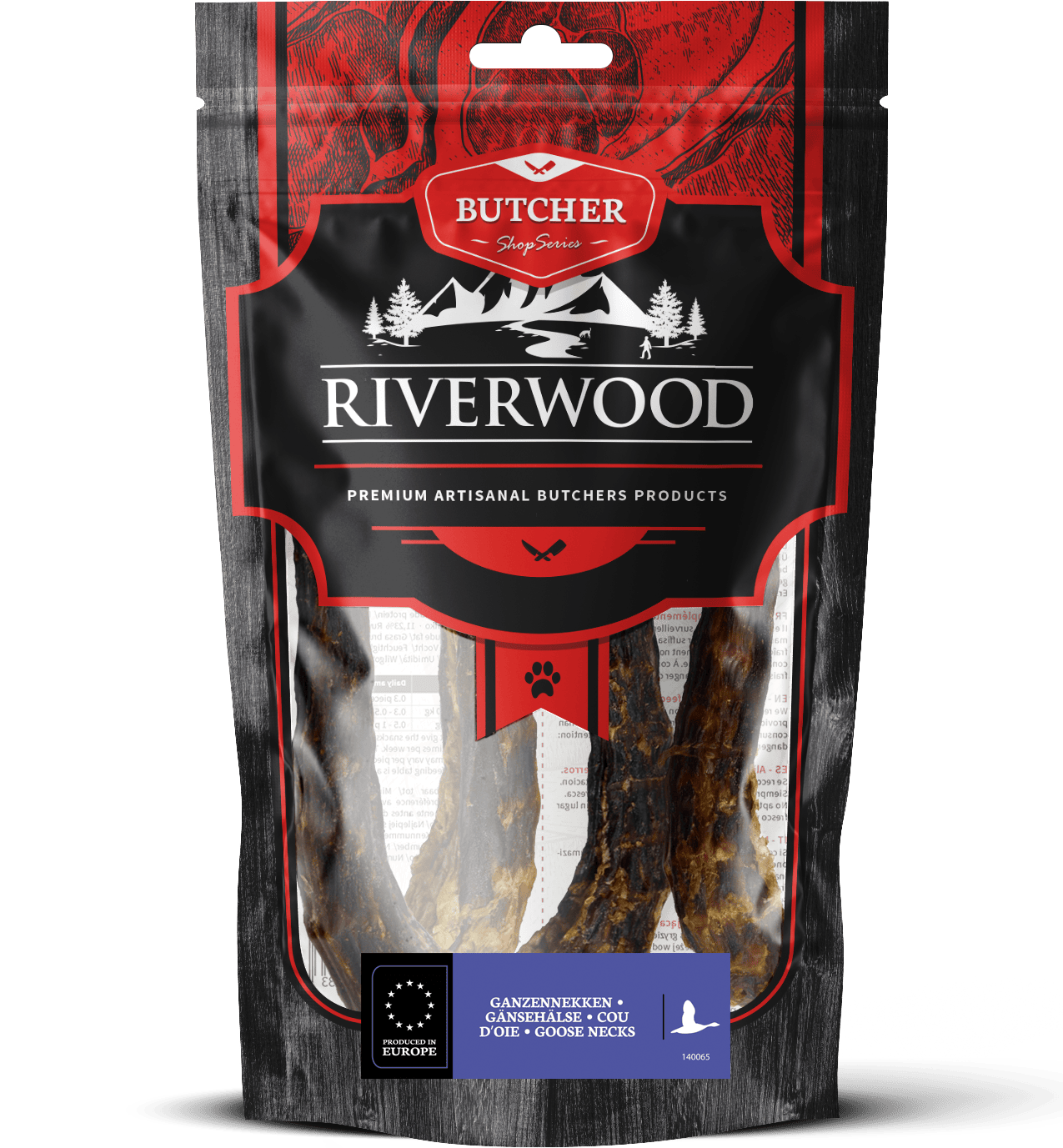 Meðlæti – Riverwood gæsaháls þurrkaður 200g