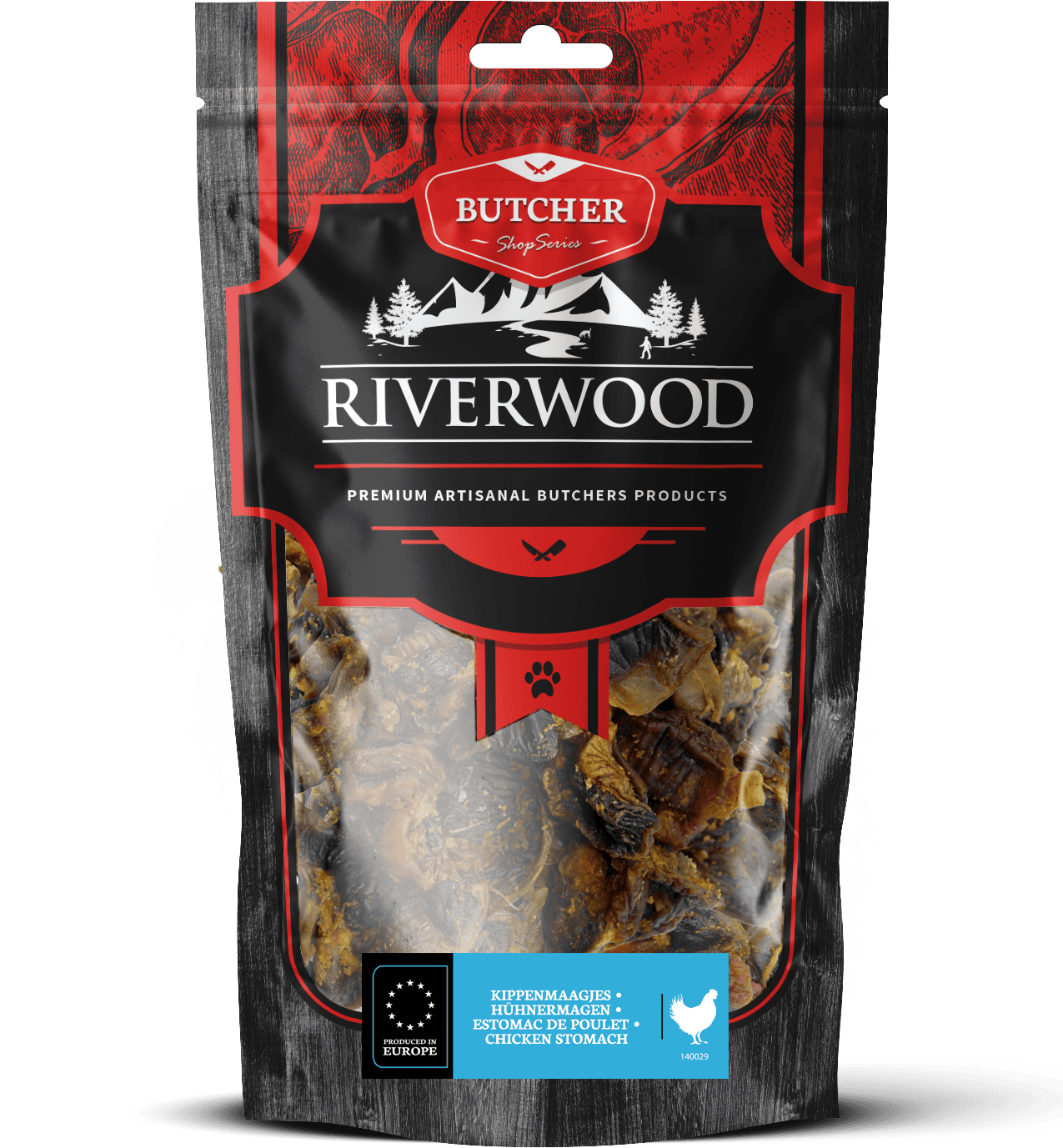 Meðlæti – Riverwood kjúklingamagi þurrkaður 150g