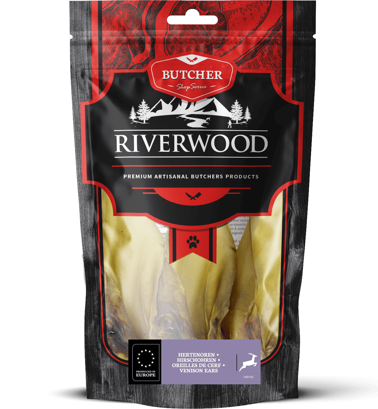 Hundanammi – Riverwood dádýraeyru 4 stykki