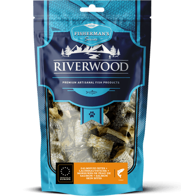 Hundanammi – Riverwood laxahúðbitar 100g