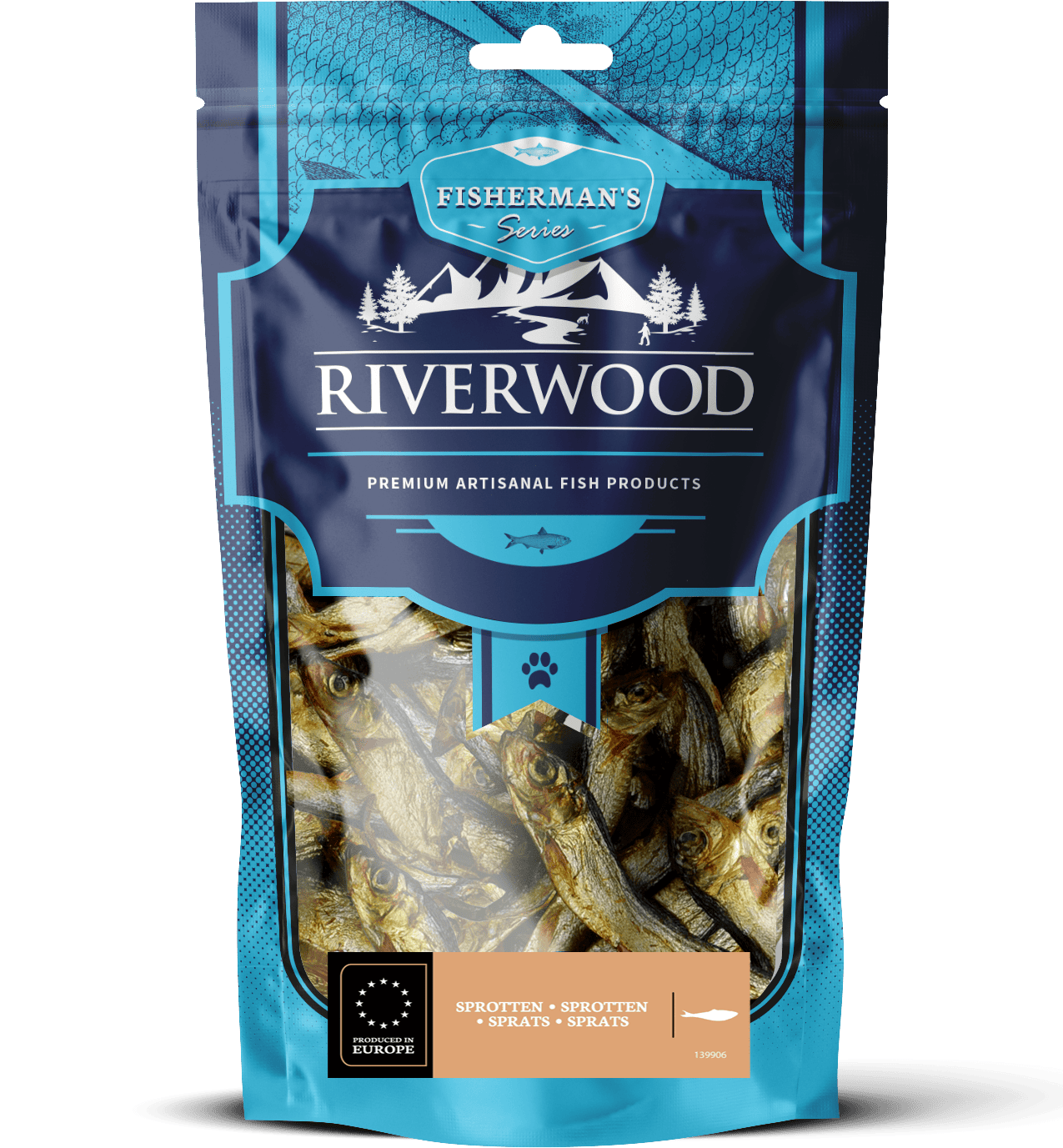 Hundanammi – Riverwood smásíld þurrkuð 100g