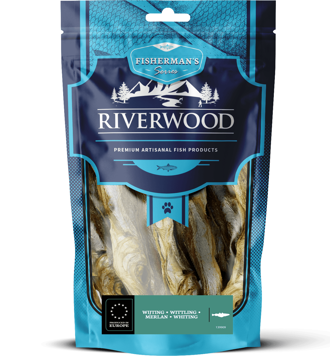 Hundanammi – Riverwood kolmunni þurrkaður 250g