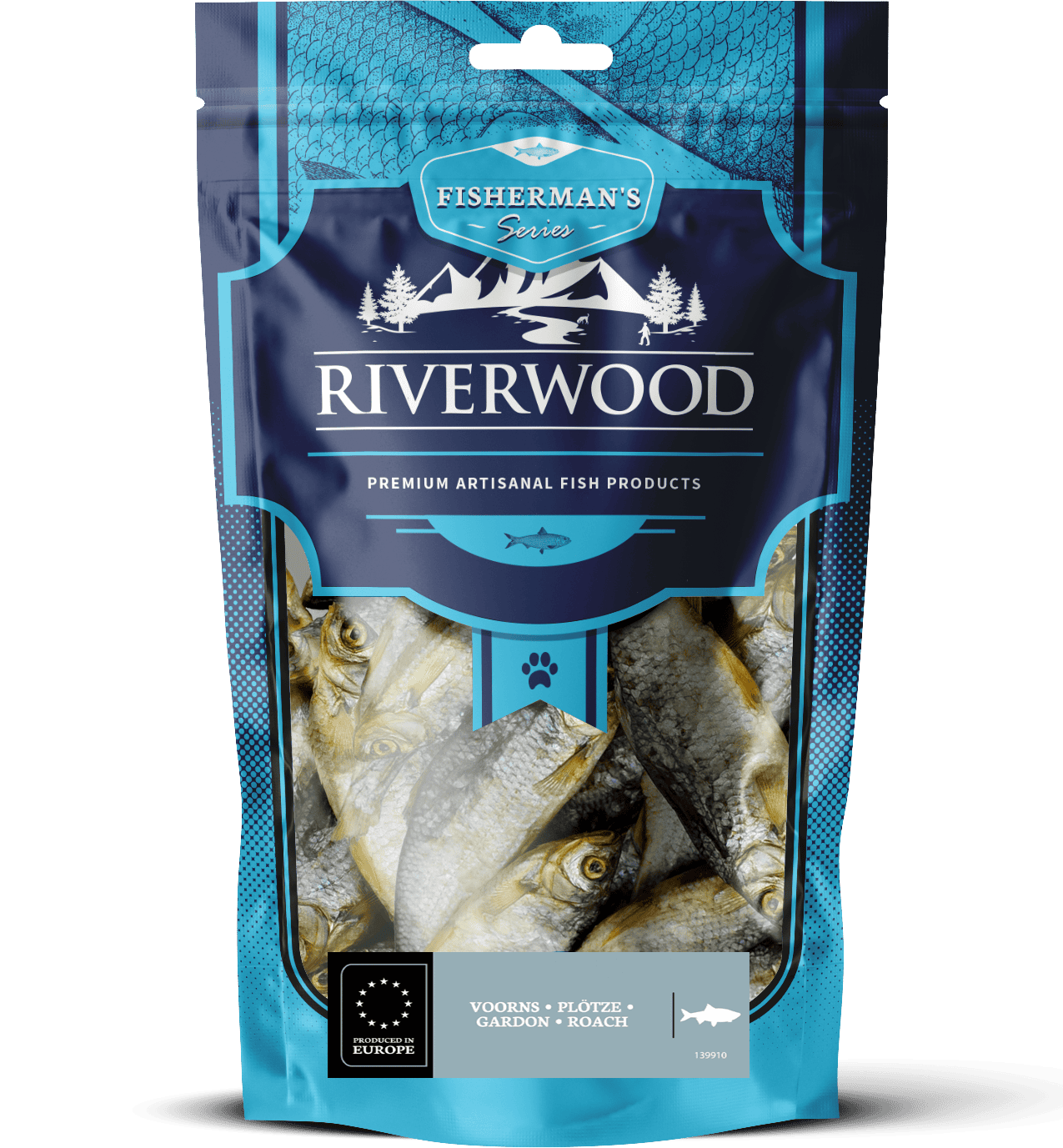 Hundanammi – Riverwood (Roach) þurrkaður fiskur 150g