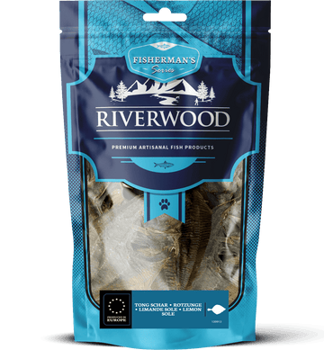 Hundanammi – Riverwood flatfiskur þurrkaður 250g