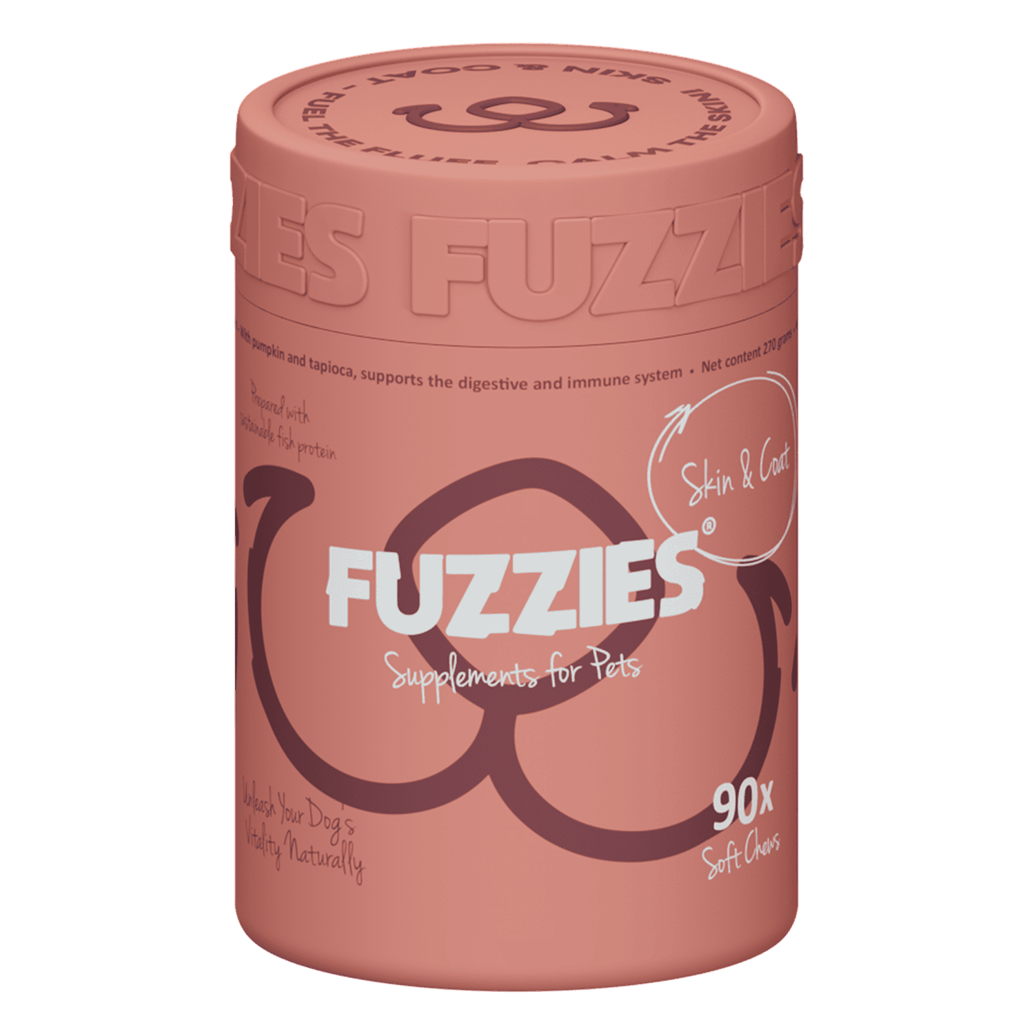 Fuzzies Skin & Coat – fæðubótarefni fyrir skinn og feld