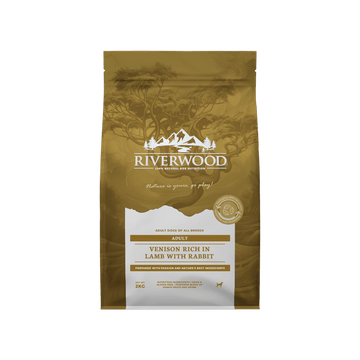 Þurrfóður – Riverwood Adult hreindýr og lamb með kanínu