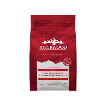Þurrfóður – Riverwood Adult hreindýr, villibráð og villisvín