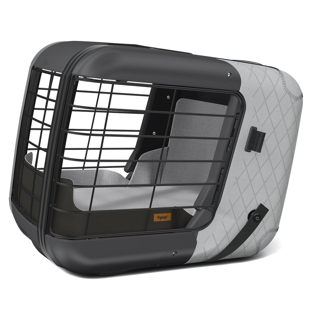 Ferðabúr í aftursæti – 4pets Caree Cool Grey