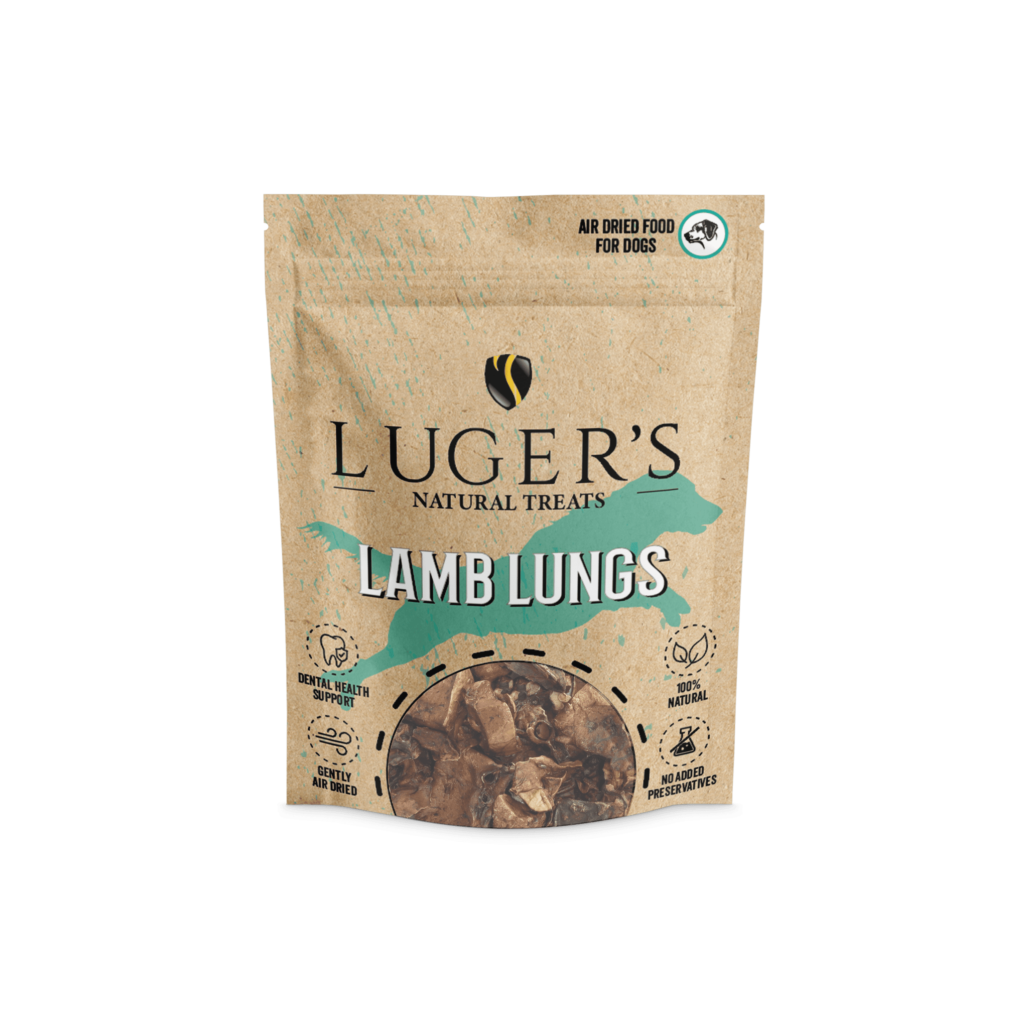 LUGER'S NATURAL TREATS - LAMB LUNG 100g