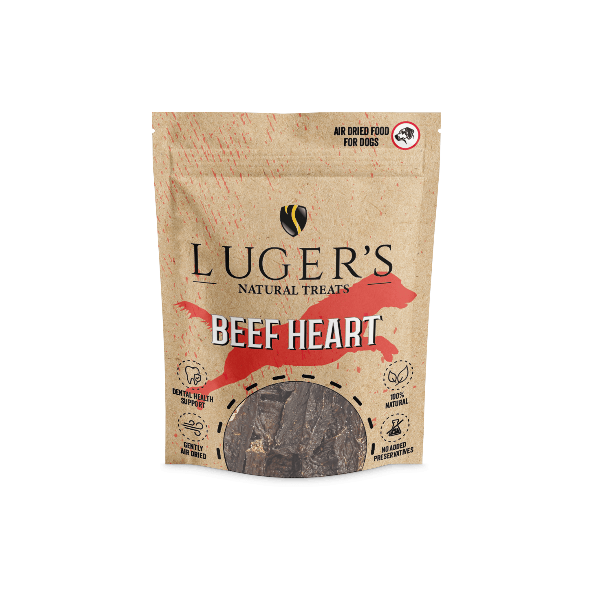 LUGER'S NATURAL TREATS - BEEF HEART 100g