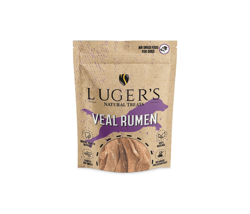 LUGER'S NATURAL TREATS - VEAL RUMEN 100g