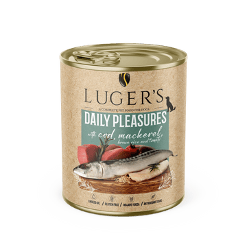 LUGER'S DAILY PLEASURES - Þorskur, makríll, brún hrísgrjón og tómatar