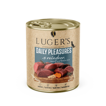 LUGER'S DAILY PLEASURES - Hreindýr, gulrætur og brún hrísgrjón
