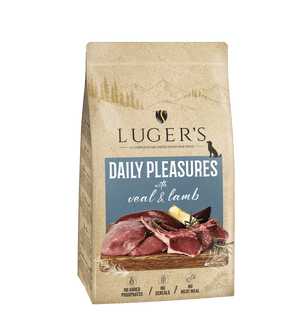 LUGER'S DAILY PLEASURES AIR DRIED FOR DOG - Kálfur og Lamb 9 kg