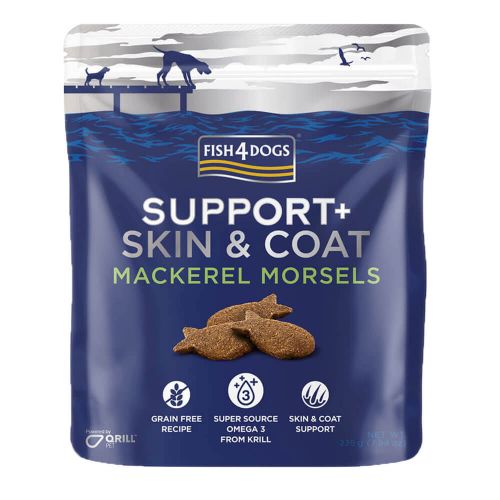 Bætiefni – Fish4Dogs Support Skin & Coat makríll 225g