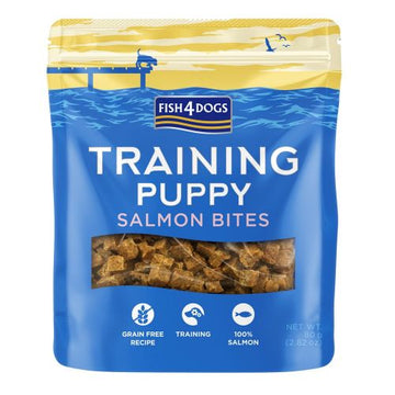 Meðlæti – Fish4Dogs Training Puppy laxabitar 80g