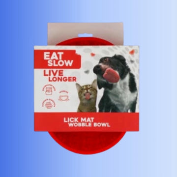 Eat Slow Live Longer Lick Mat Wobble Bowl