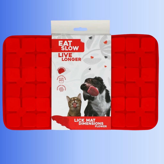 Eat Slow Live Longer Lick Mat Dimensions Flower